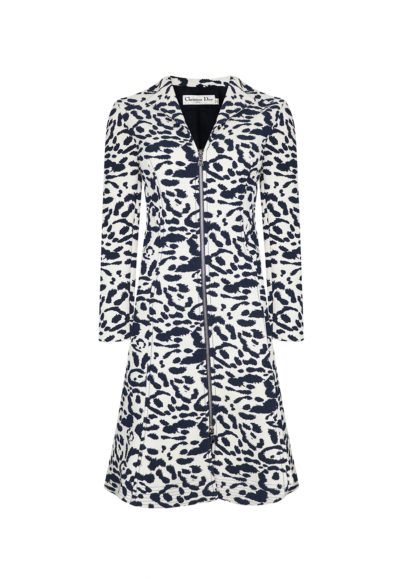 Christian Dior Coat With Abstract Print
