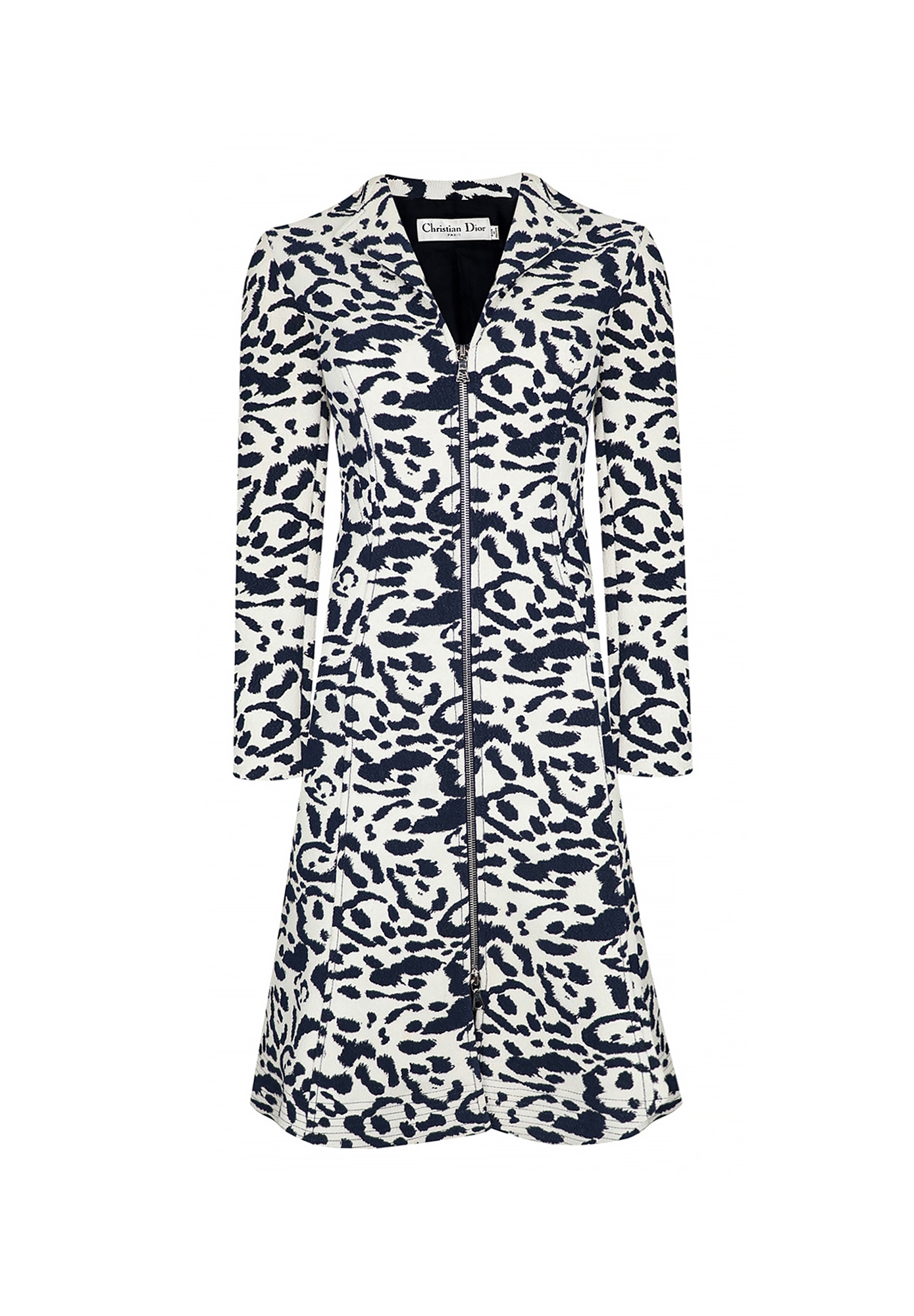 Christian Dior Coat With Abstract Print