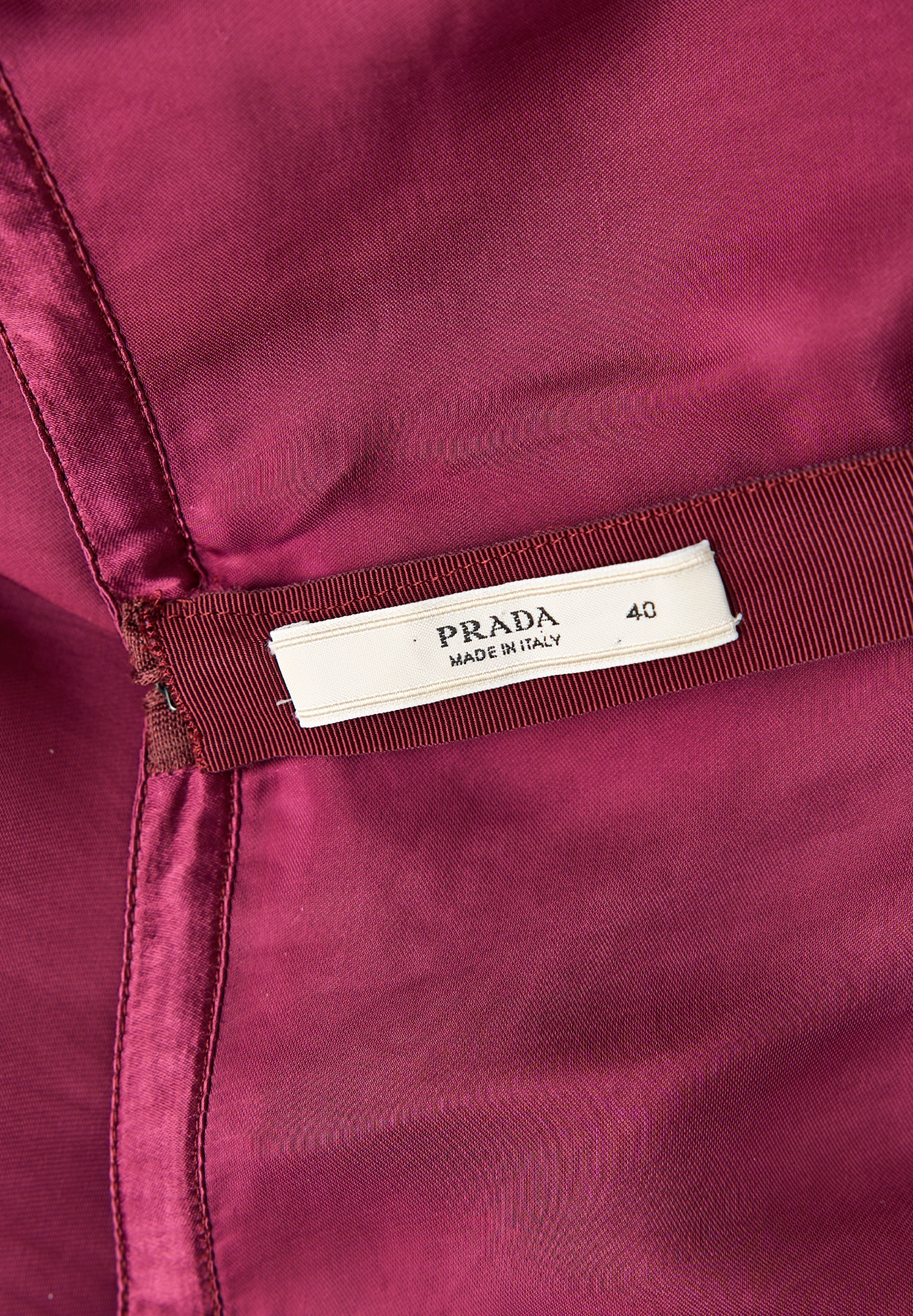 Prada Burgundy Dress