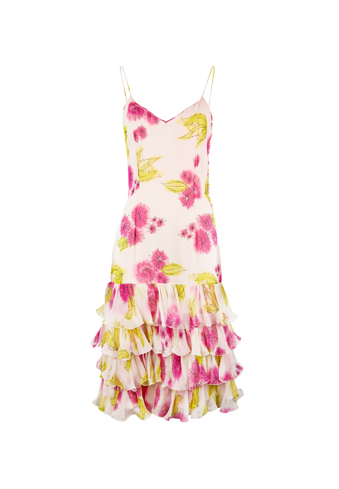 Christian Dior Silk Flower Dress
