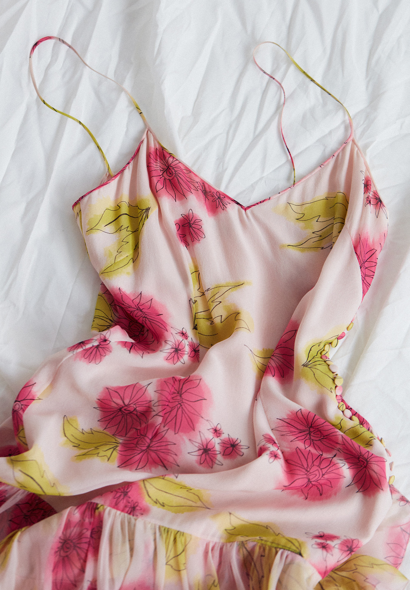 Christian Dior Silk Flower Dress