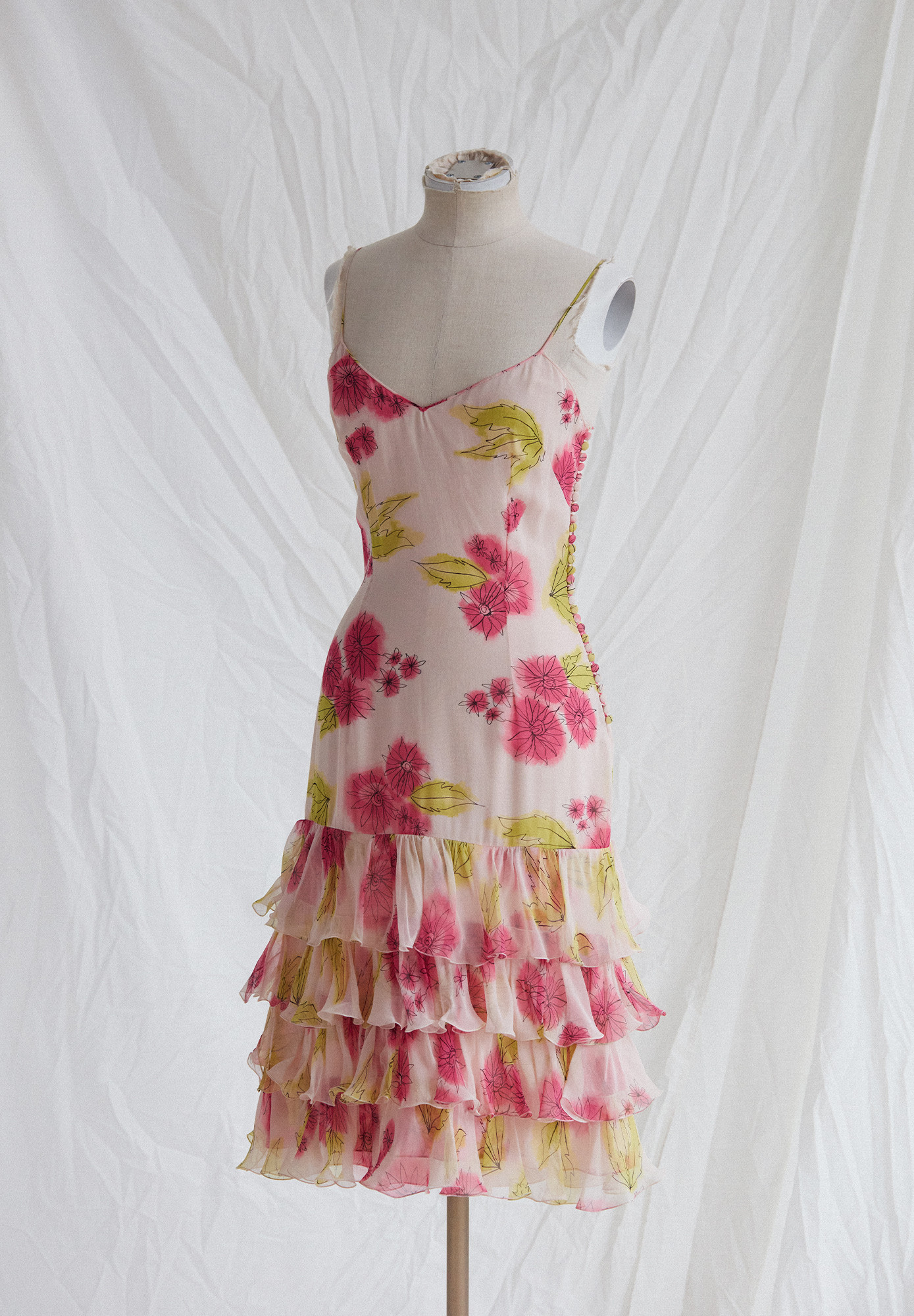 Christian Dior Silk Flower Dress