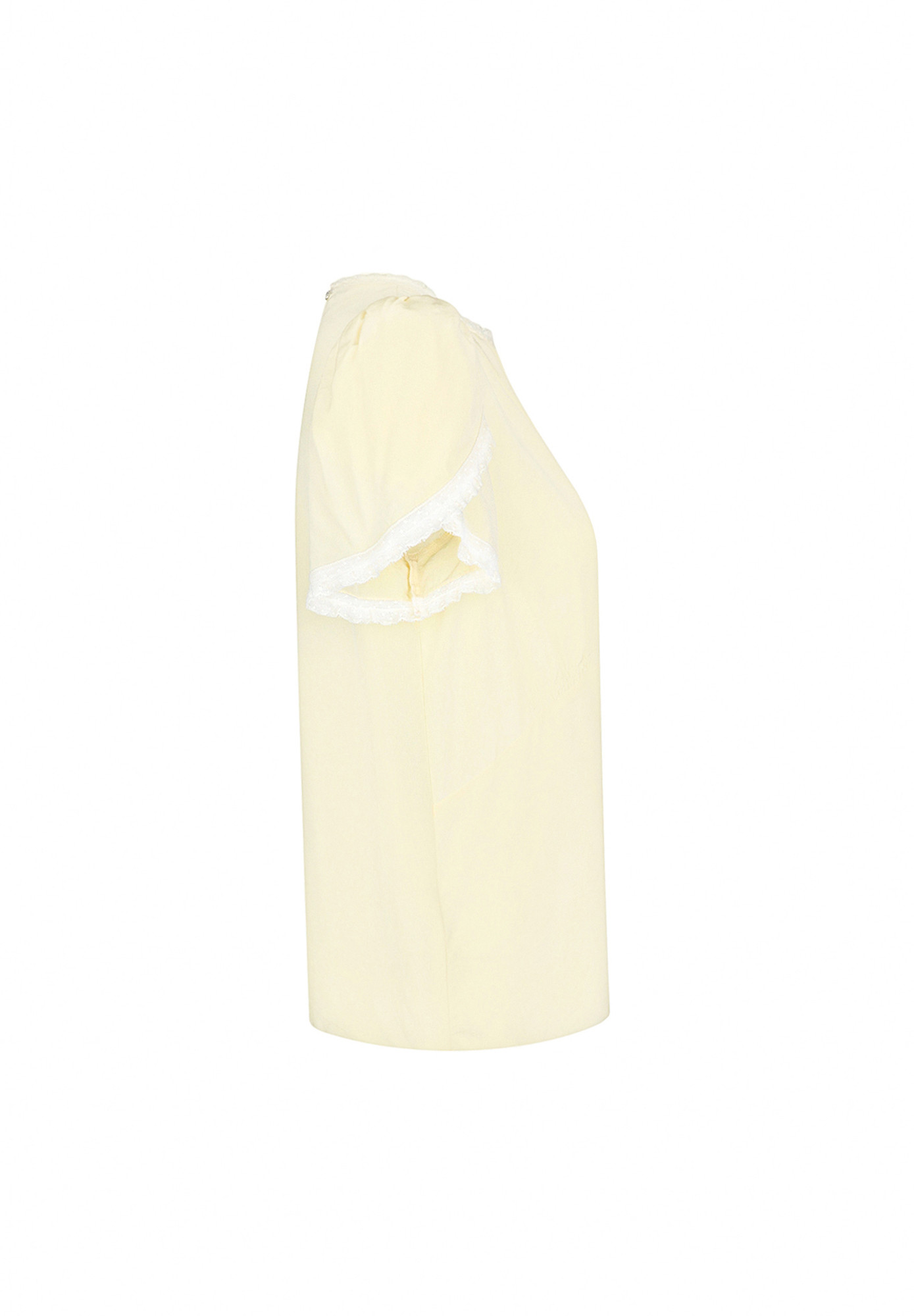 Miu Miu Silk Top With Lace