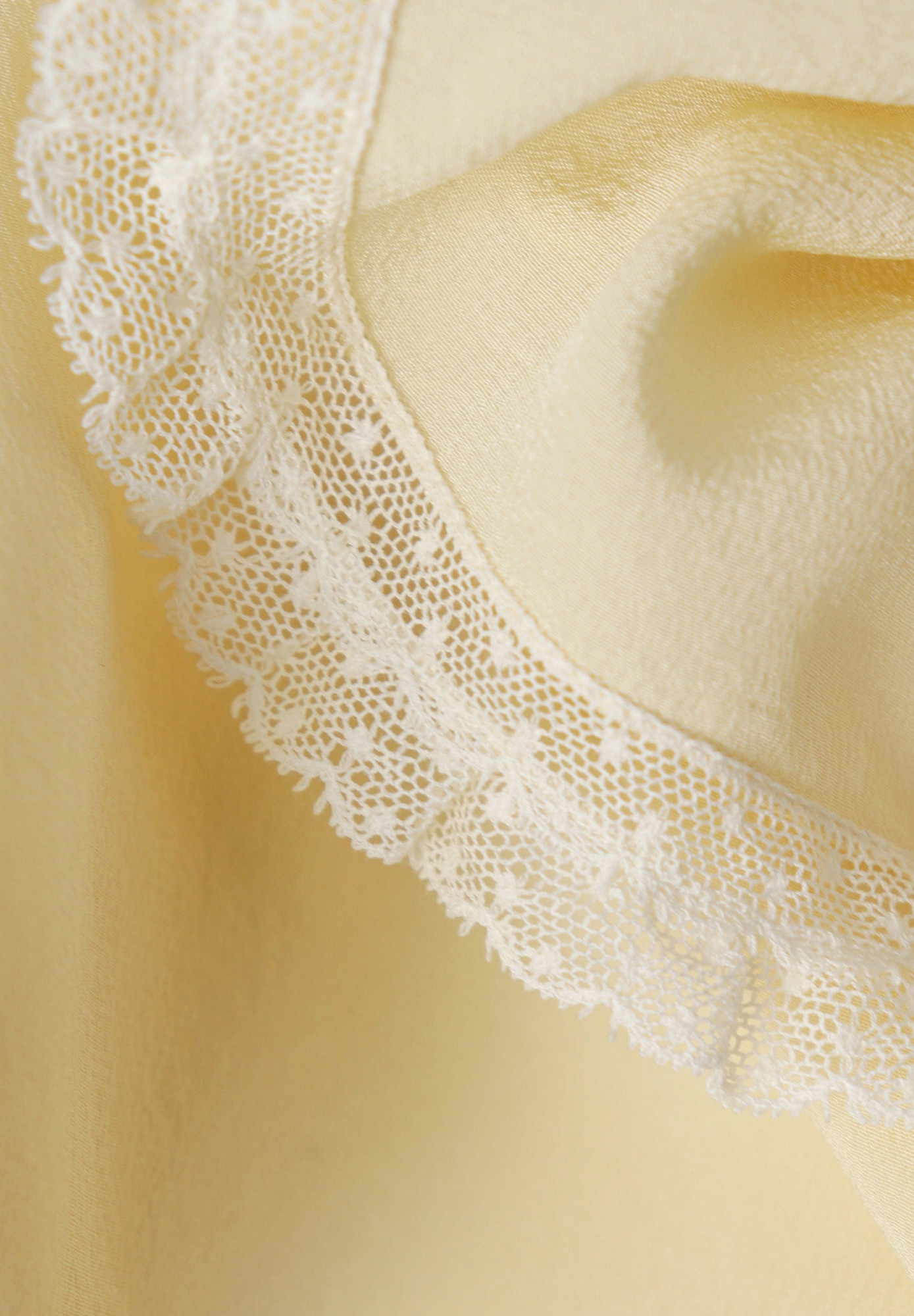 Miu Miu Silk Top With Lace