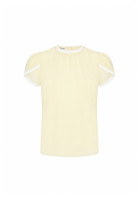 Miu Miu Silk Top With Lace