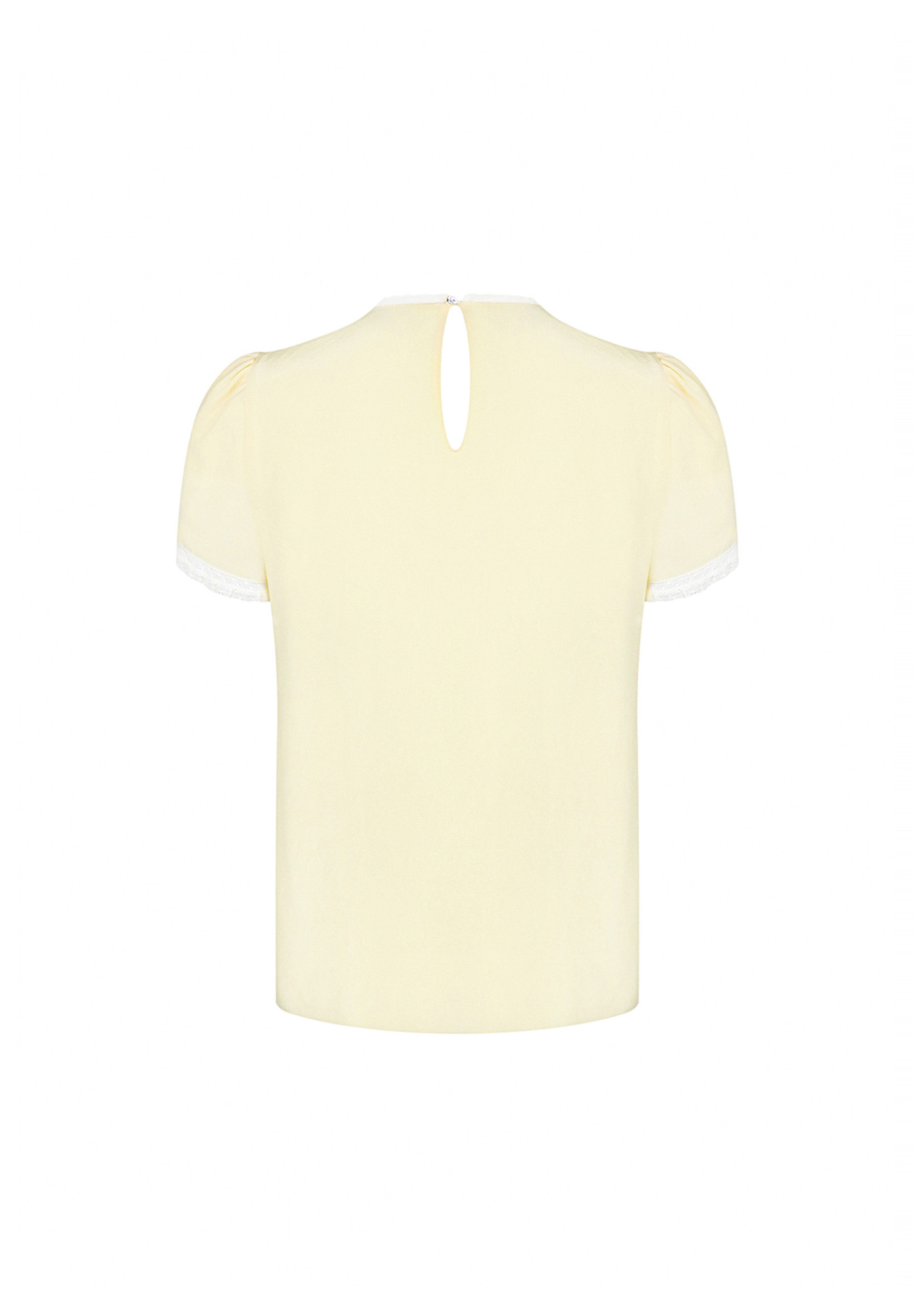 Miu Miu Silk Top With Lace
