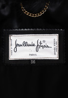 Jean-Claude Jitrois Leather Coat with Fur Trim