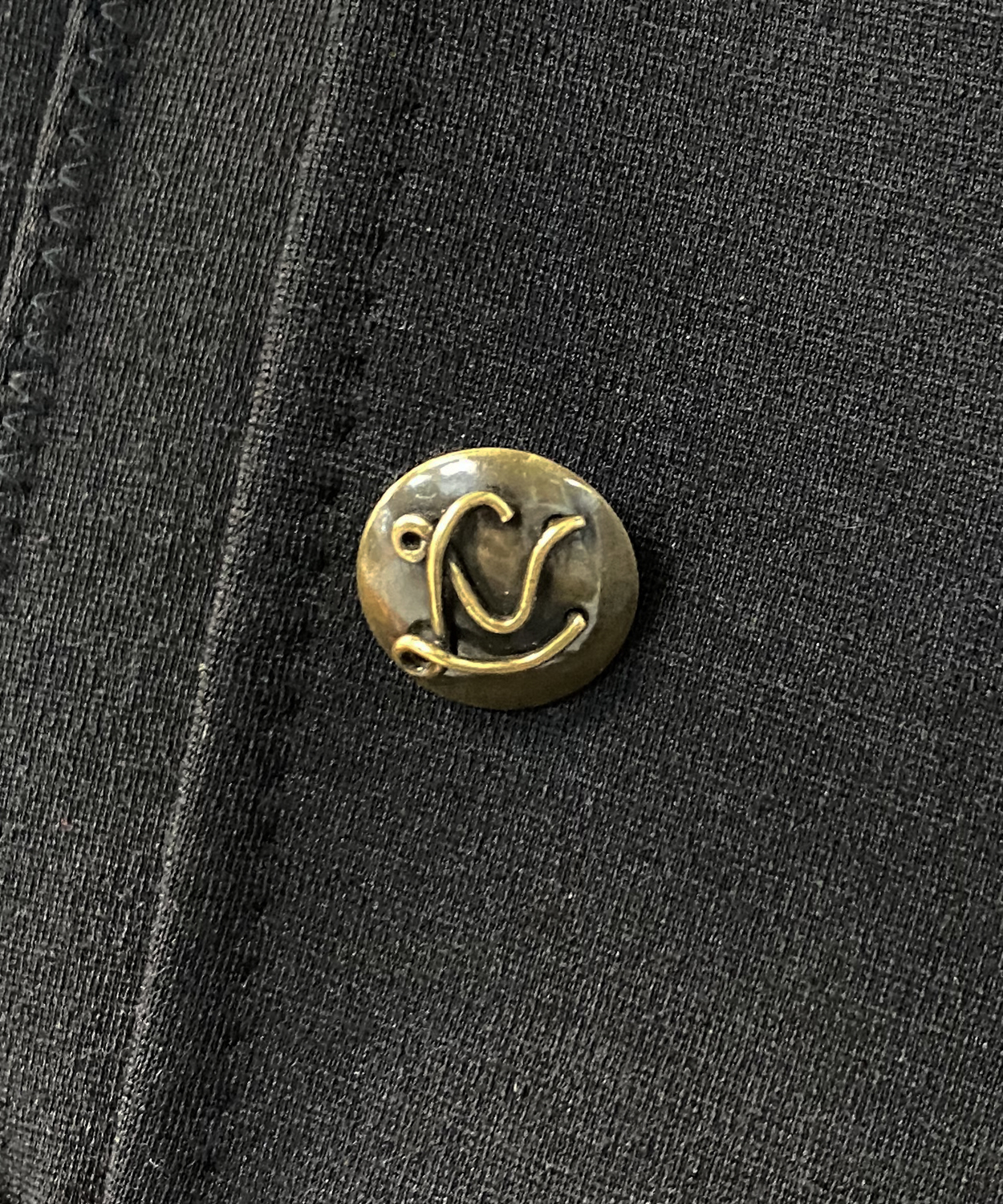 Louis Vuitton Black Wool Suit