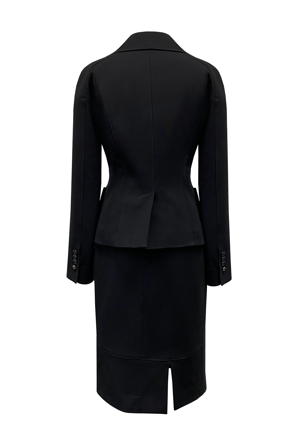 Louis Vuitton Black Wool Suit