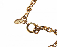 Chanel Logo Pendant Necklace