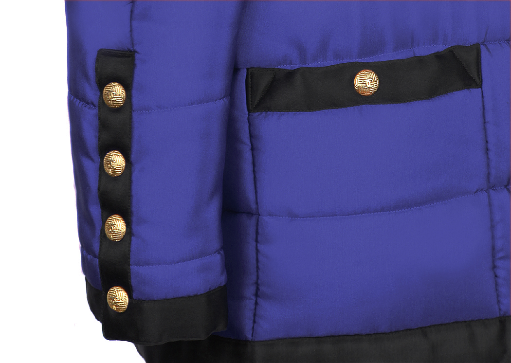 Chanel Quilted Silk Bomber Jacket