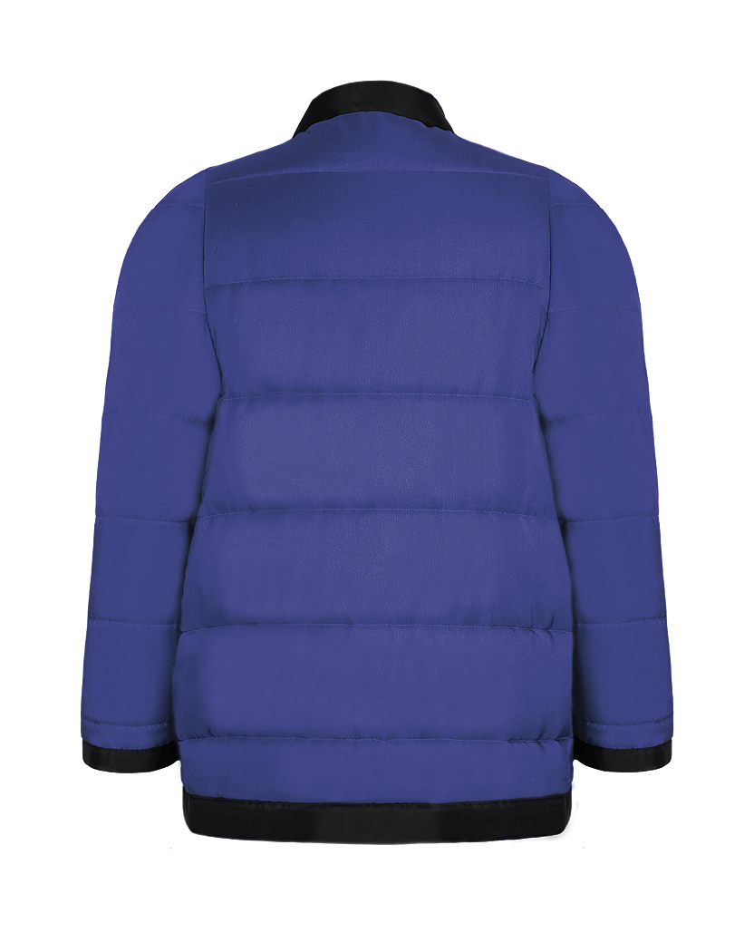 Chanel Quilted Silk Bomber Jacket