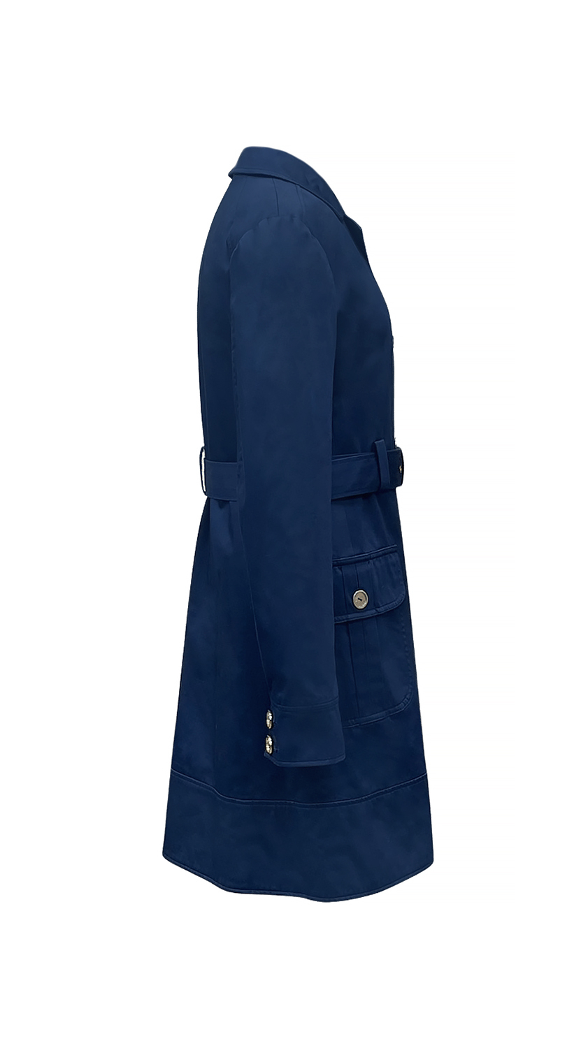 Versace Navy Trench Coat