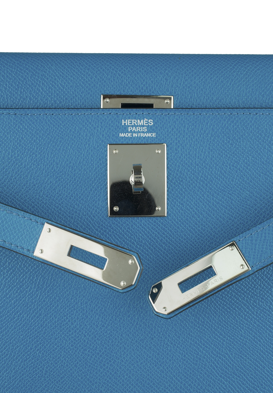 Hermès Kelly Bag 32 Blue Izmir Epsom