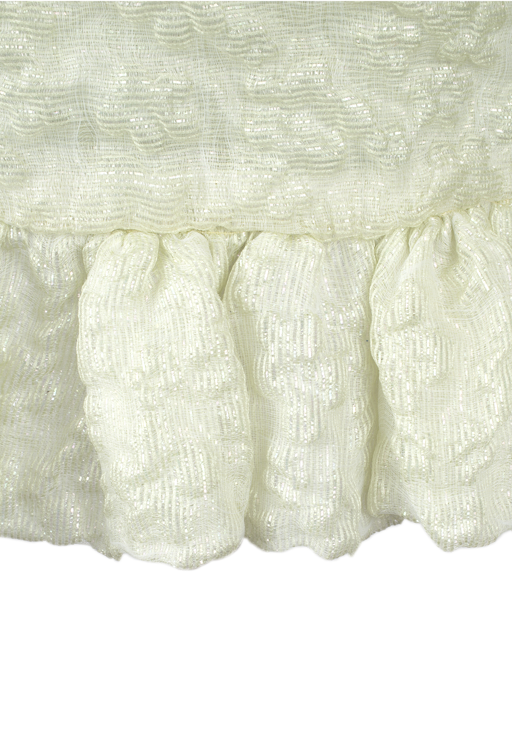 Rochas Light Green Ruffle Skirt