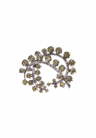 Large Crystals Brooch