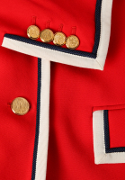 Gucci Suit With Black And White Trim