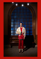 Gucci Suit With Black And White Trim