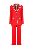 Gucci Suit With Black And White Trim