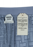 Hermès Silk Gray Trousers