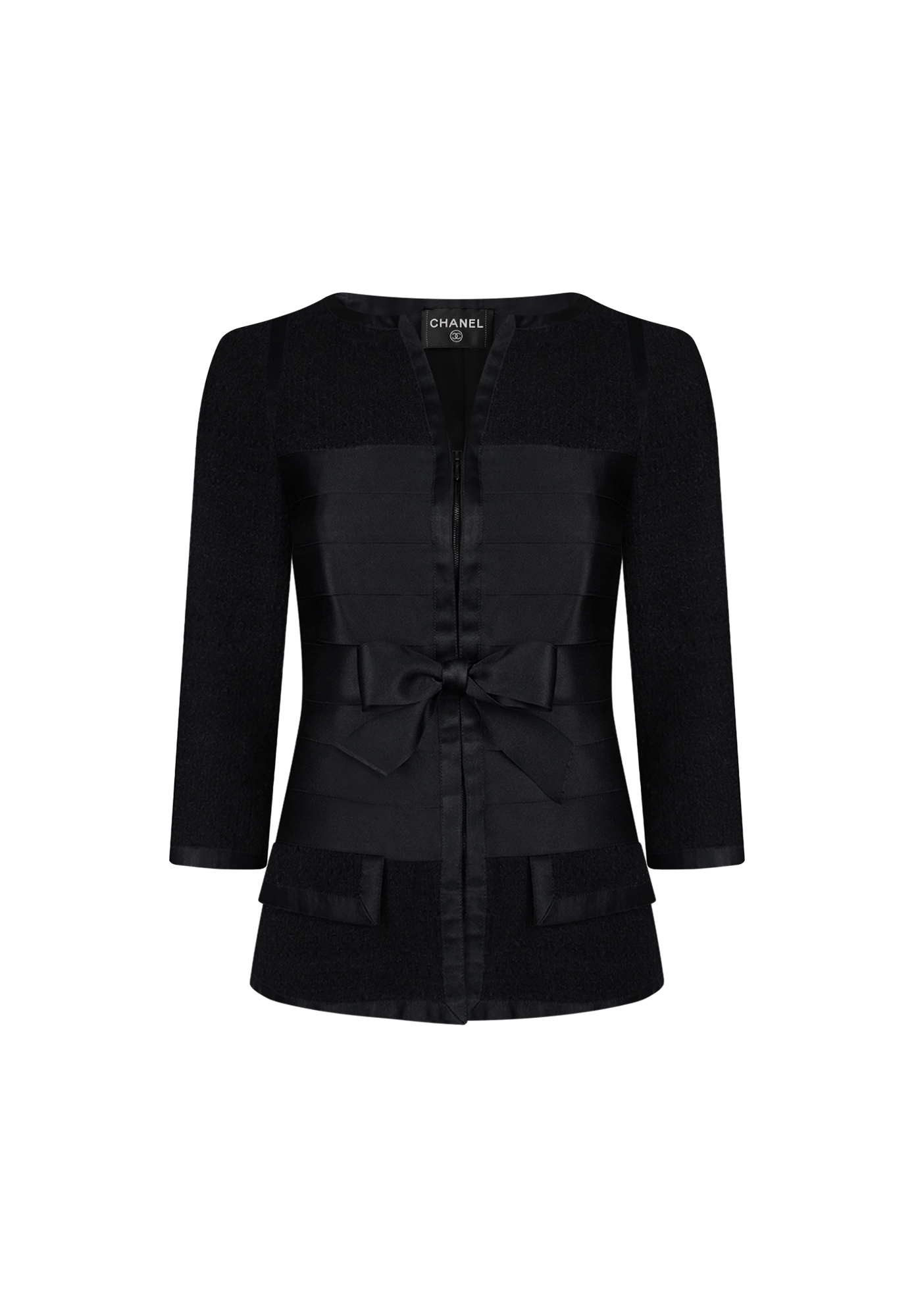 Chanel Jacket With Satin Ribbons