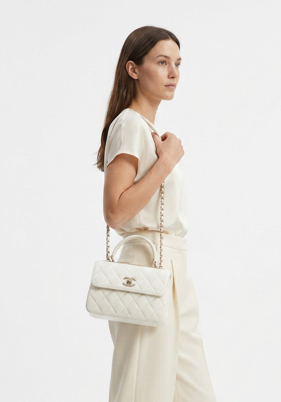 Chanel Trendy CC White Bag