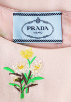 Prada Light Pink Dress With Embroidery