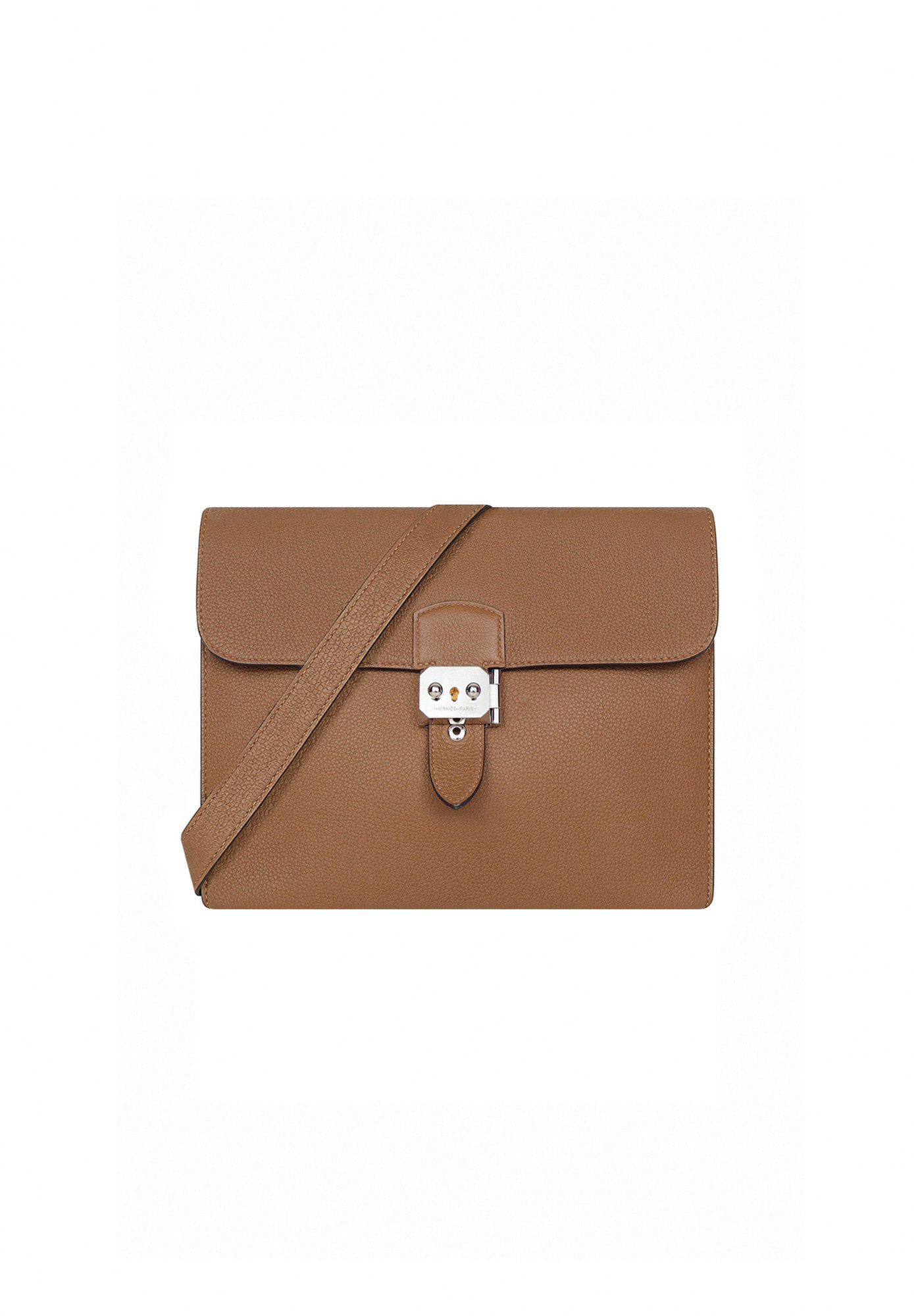 Hermès Sac a Depeches 29 Gold Togo