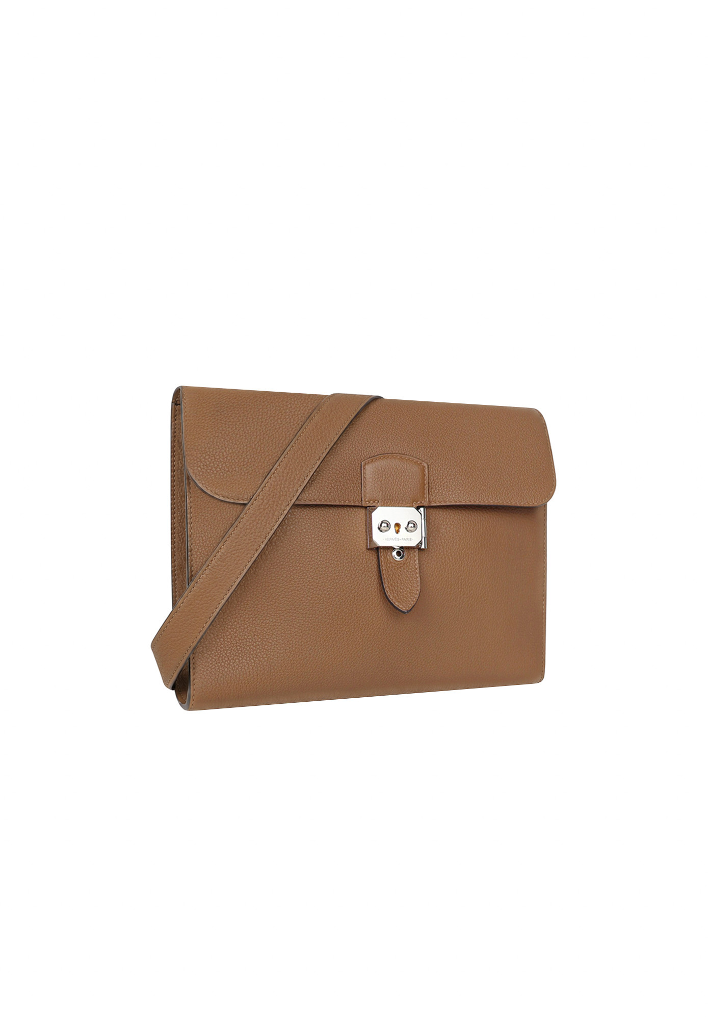 Hermès Sac a Depeches 29 Gold Togo