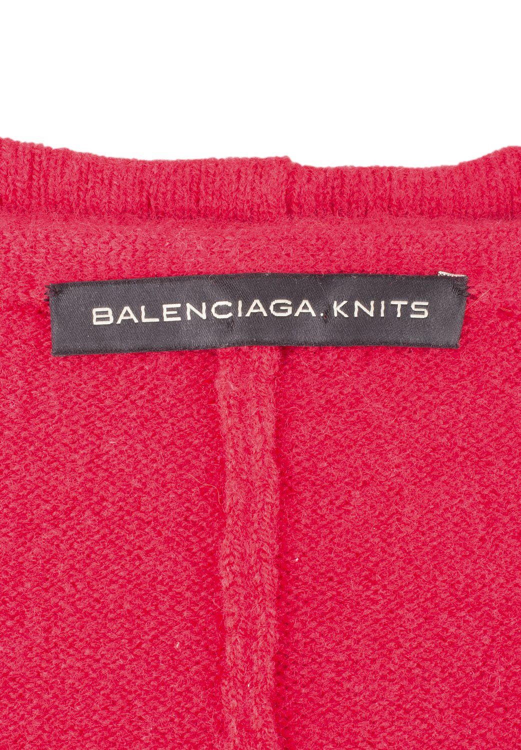 Balenciaga Red Wool Dress