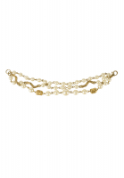 Gold Tone Pearls Bracelet