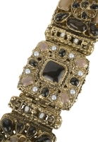 Chanel Gold-Plated Pearl Bracelet