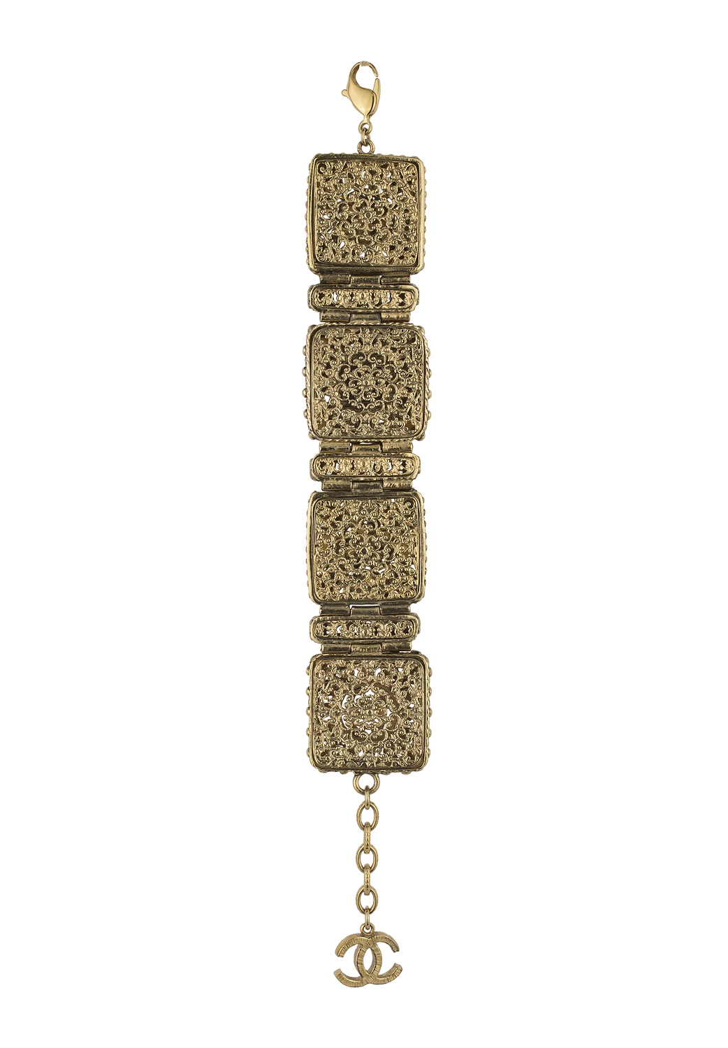 Chanel Gold-Plated Pearl Bracelet