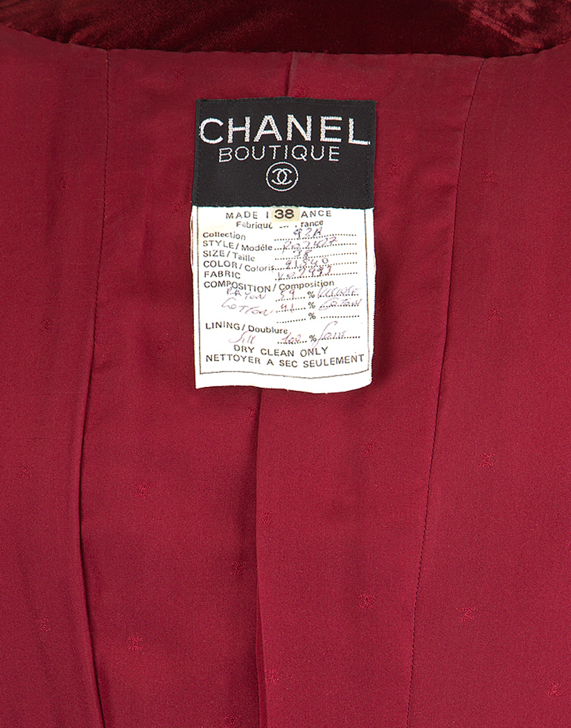Chanel Velvet Jacket