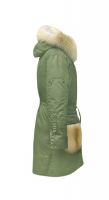 Ermanno Scervino Green Down Jacket