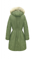 Ermanno Scervino Green Down Jacket