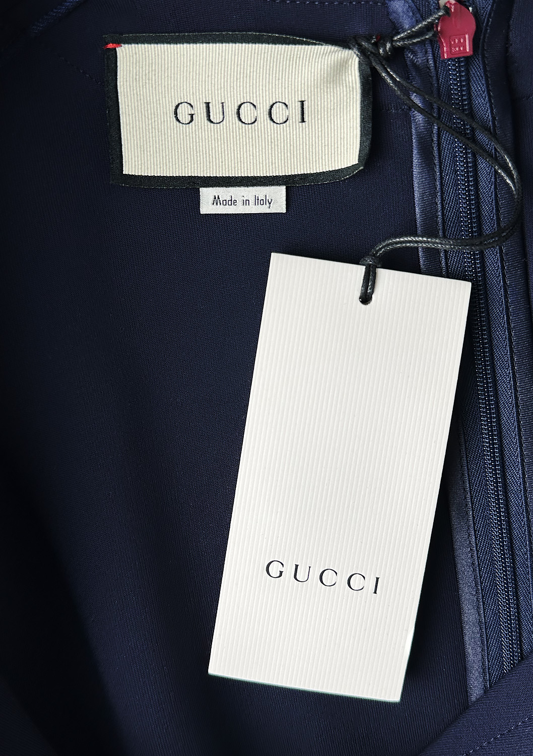 Gucci Red Trim Dress