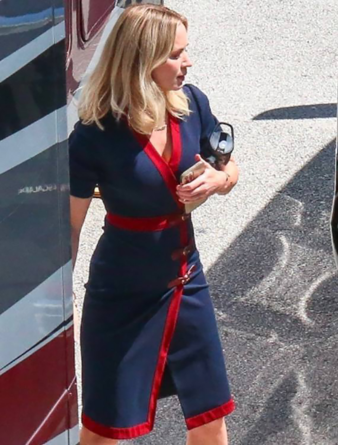 Gucci Red Trim Dress