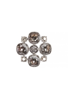 Chanel Brooch With Transparent Crystals