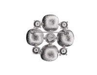 Chanel Brooch With Transparent Crystals