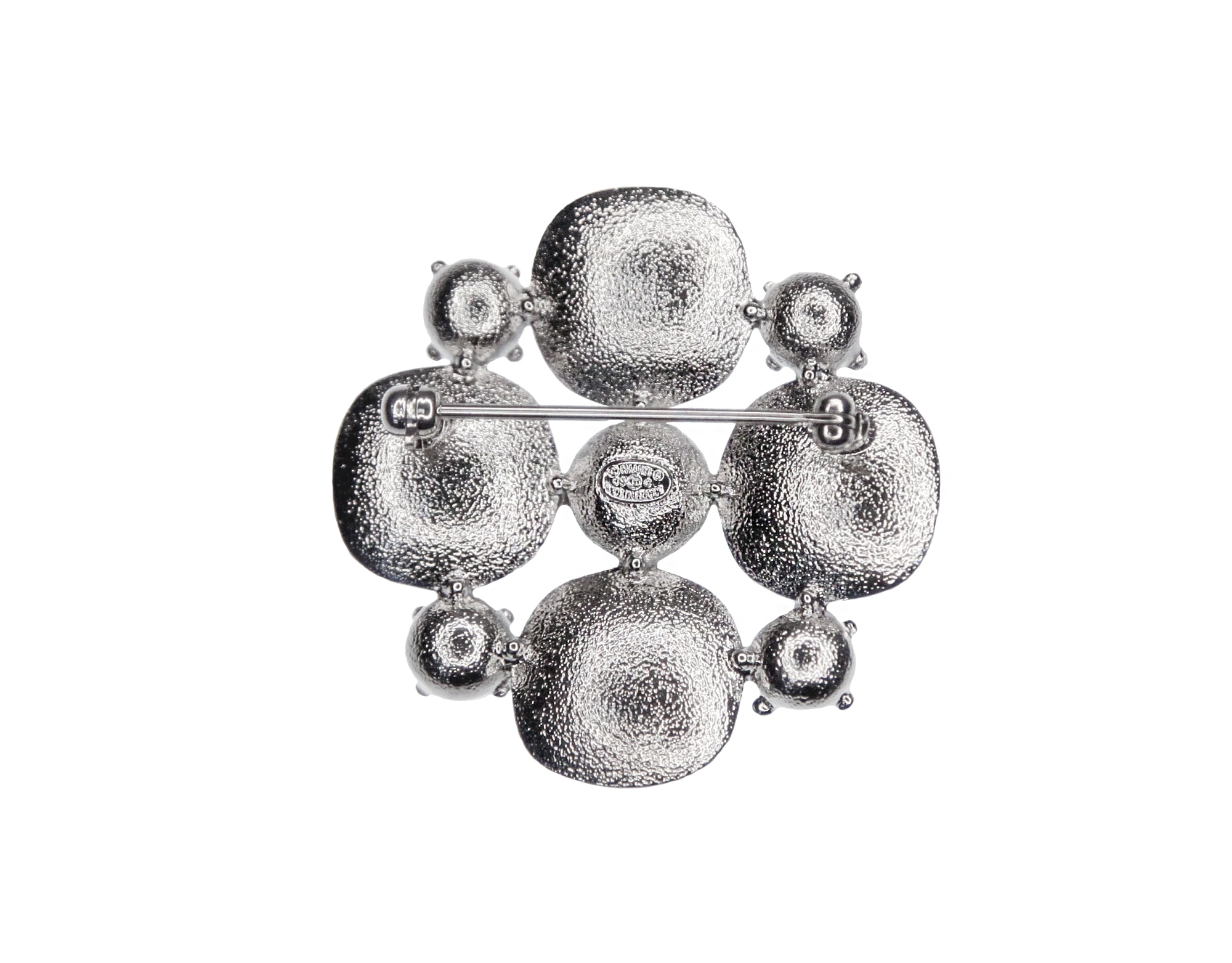 Chanel Brooch With Transparent Crystals