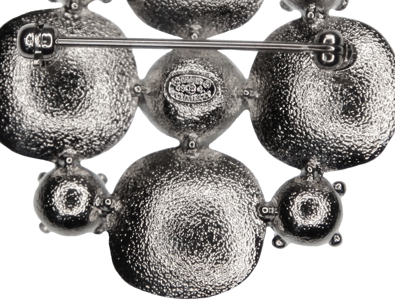 Chanel Brooch With Transparent Crystals