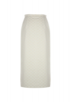 Gucci Ivory Monogram Skirt
