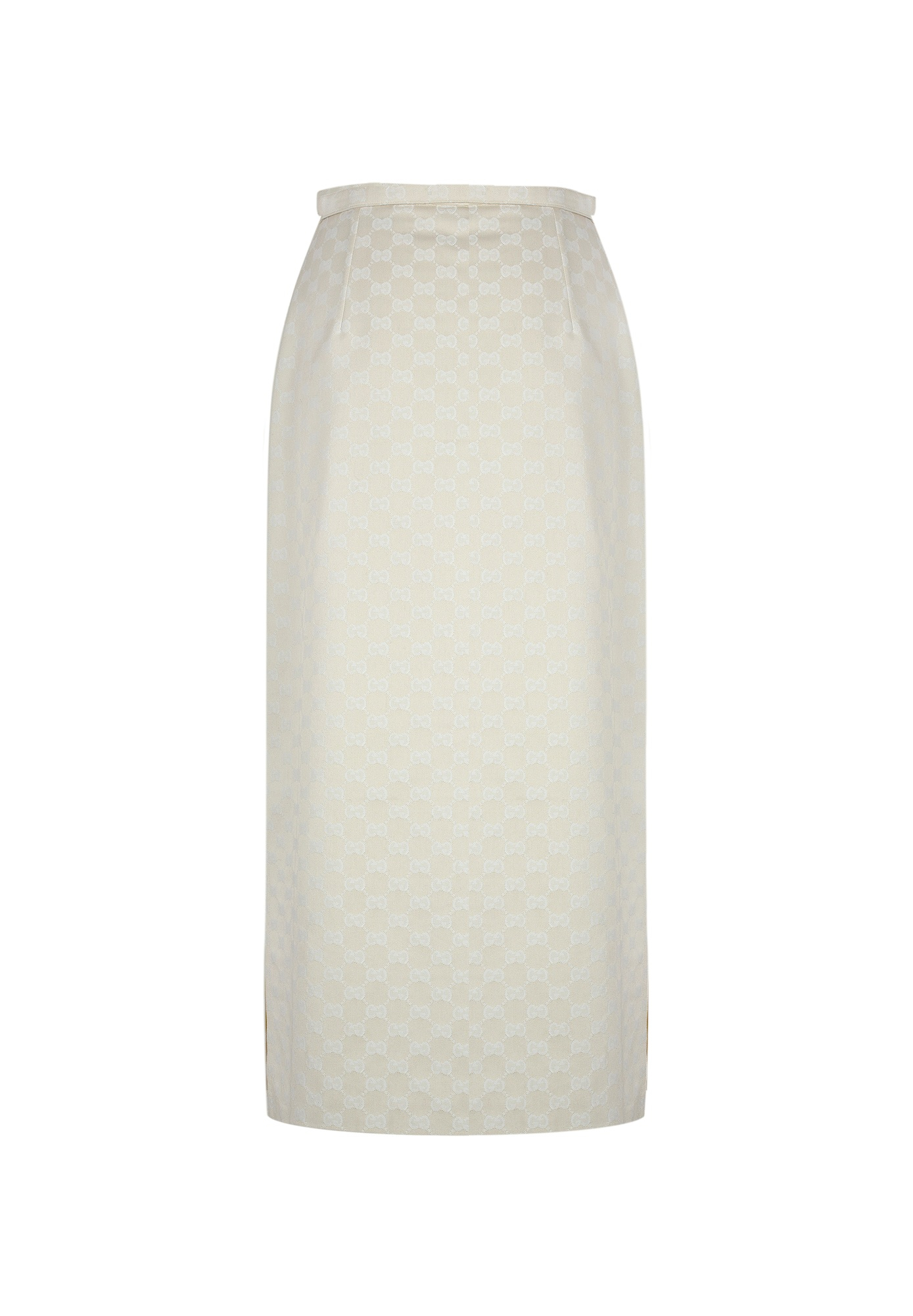 Gucci Ivory Monogram Skirt