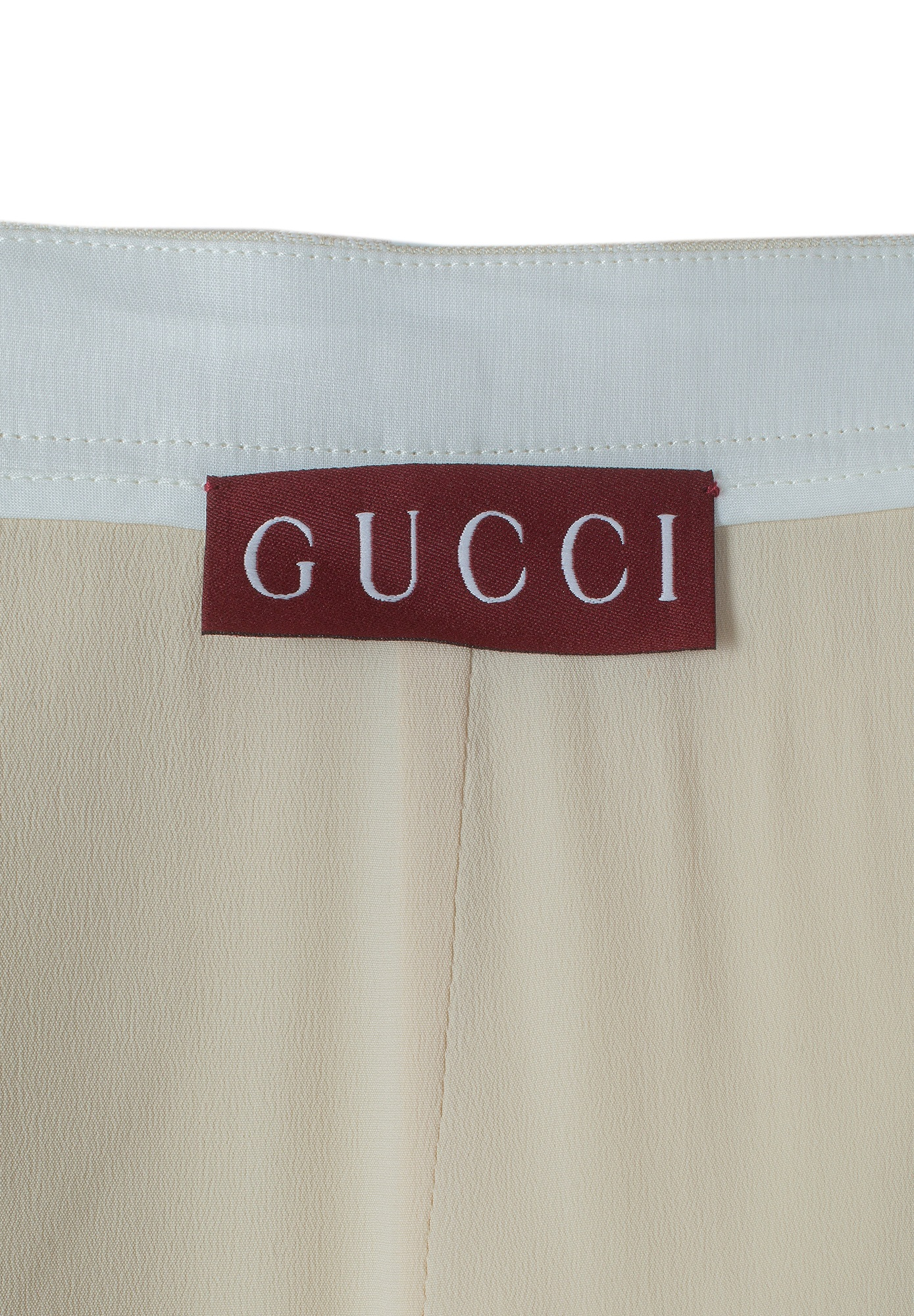 Gucci Ivory Monogram Skirt