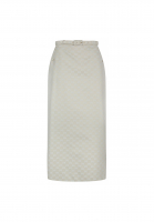 Gucci Ivory Monogram Skirt
