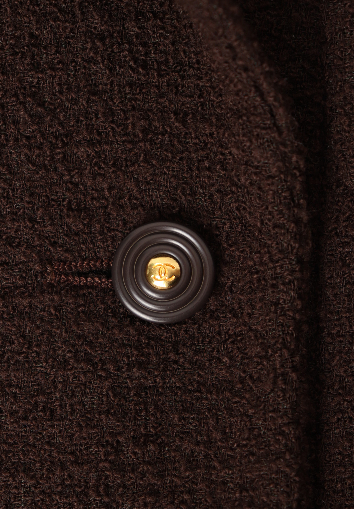 Chanel Double Breasted Tweed Jacket