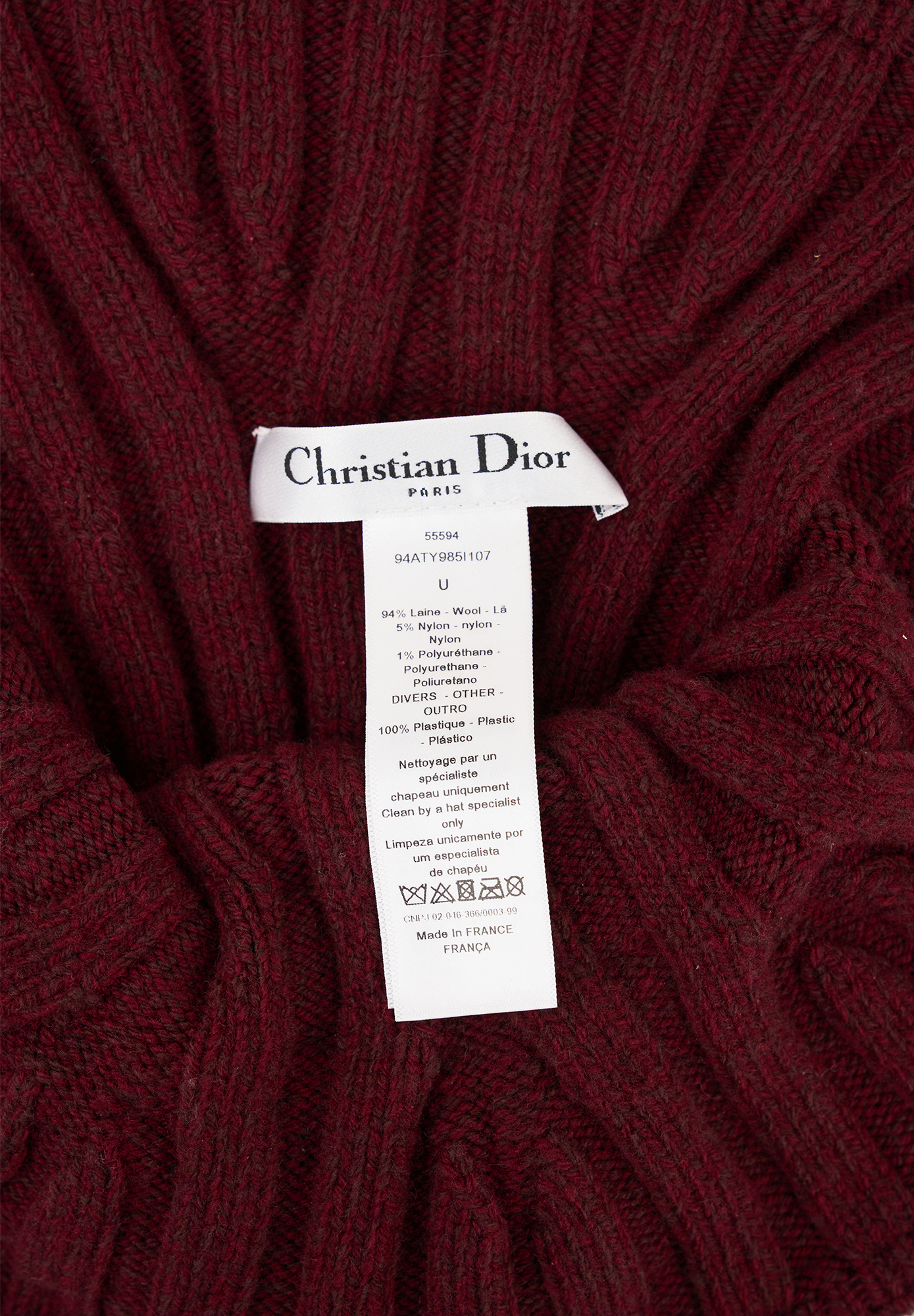 Christian Dior Knitted Hat