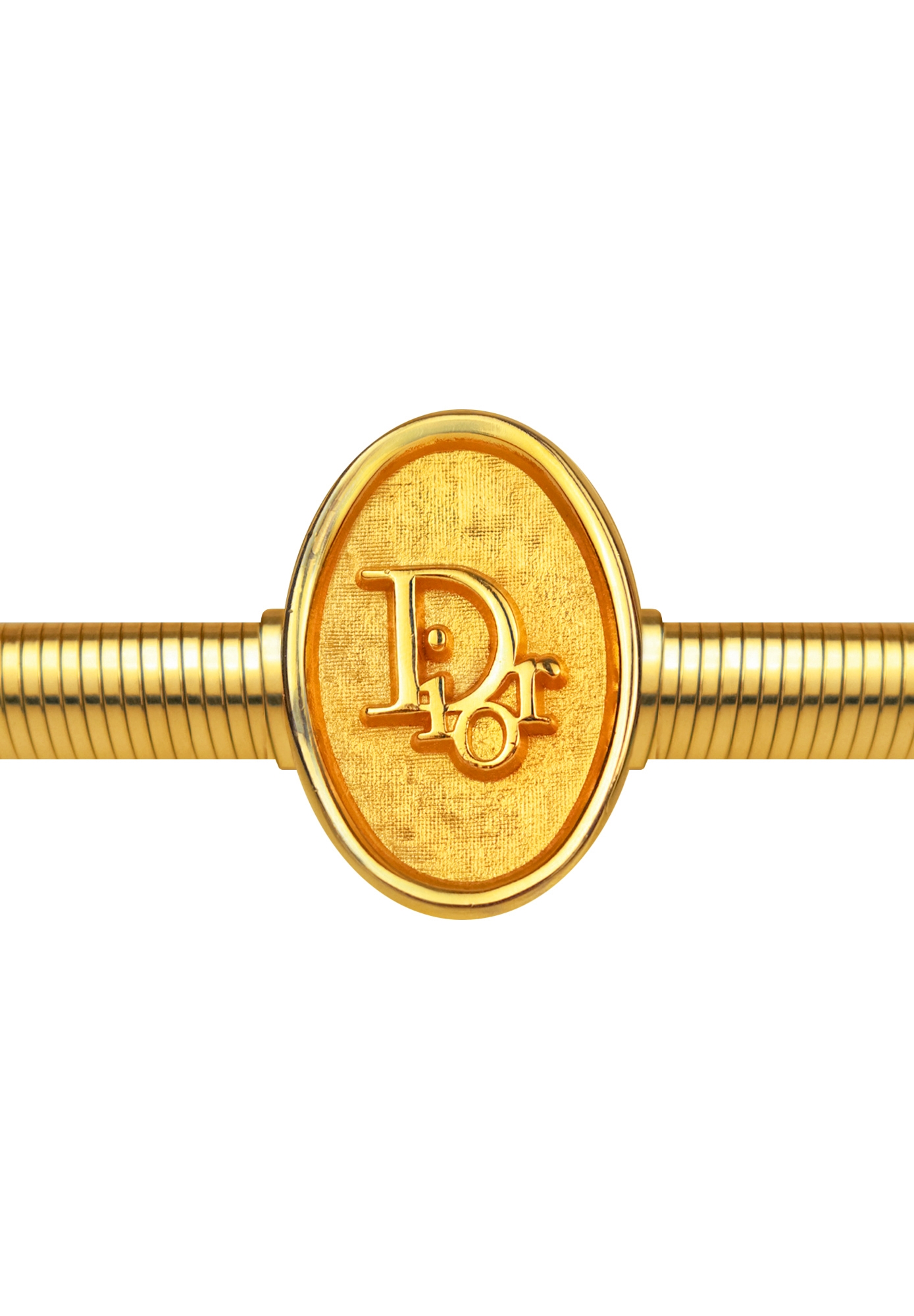 Christian Dior Belt With Oval Logo Clasp