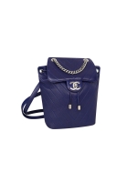 Chanel Blue Chevron Mini Urban Spirit Backpack